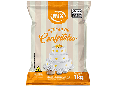 Açúcar de Confeiteiro 1 Kg – Mix