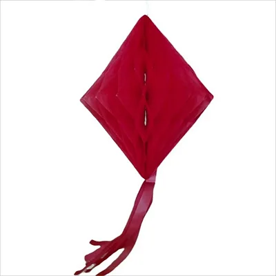 Balão Colmeia Vermelho de Festa Junina – 30cm