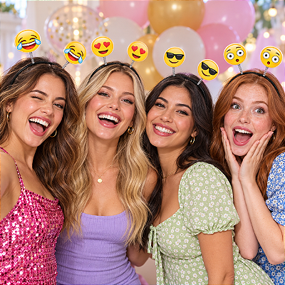 Tiara para Festa Carinhas – 10 Unidades