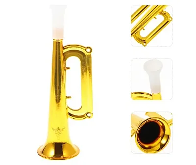 Corneta Dourada para Festa – 18cm