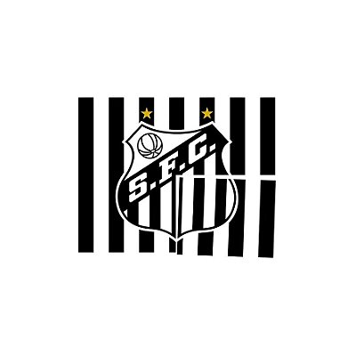 Painel Decorativo 4 Lâminas Santos Futebol Clube - 126x88cm