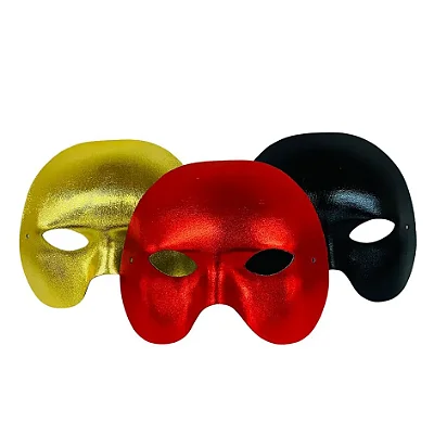 Máscaras Meia Facial Fantasma – Sortidas - 1 Unidade