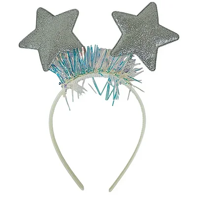 Tiara para Festa Estrela Prata – Acessório Decorativo