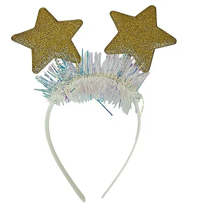 Tiara para Festa Estrela Dourada – Acessório Decorativo
