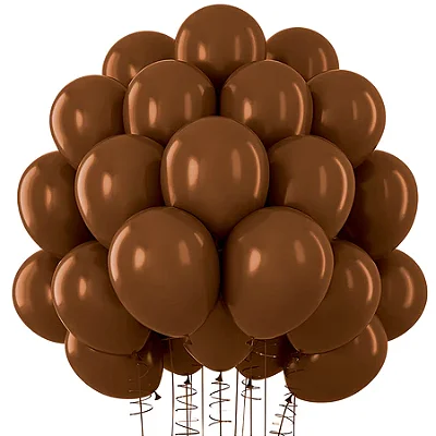Balão Bexiga Marrom - Tamanho 5 Polegadas (13cm) - 50 Unidades