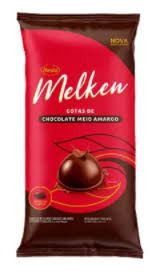 Chocolate em Gotas Meio Amargo Melken 2,05kg – Harald
