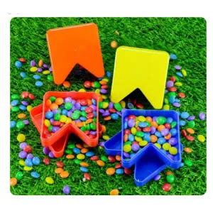 Lembrancinha Acrílica Bandeirinha Festa Junina 6,5x7cm – Cores Sortidas