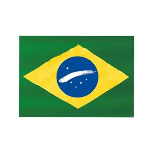 Painel Cartonado Brasil Copa do Mundo 64x45cm – Decoração Temática