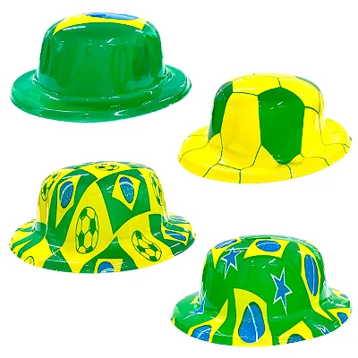 Chapéu Coquinho Brasil Sortido – Acessório para Torcida | 1 Unidade