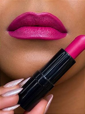 Batom Fluorescente para Festa Neon Pink – Cor Vibrante e Acabamento Cremoso