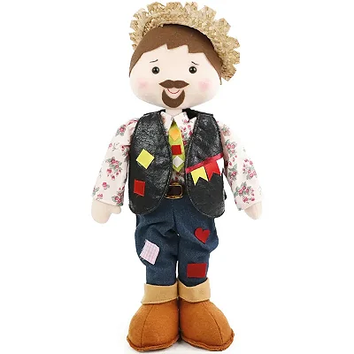 Boneco Caipirinha Domênico 40cm – Decorativa para Festa Junina
