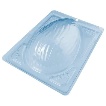 Forma de Acetato com Silicone Ovo Riscado Casca Fina 500g BWB – Acabamento Sofisticado