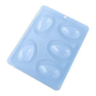Forma de Acetato Especial Ovo Liso Casca Fina 50g BWB – Com Silicone
