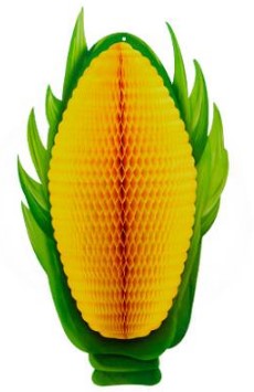 Enfeite de Origami Milho Festa Junina 25cm – Decoração Típica em Papel