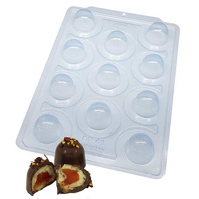 Forma de Acetato Especial Semiprofissional Trufa Pequena – BWB (3 Partes)