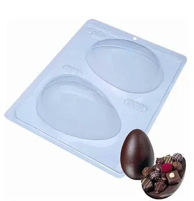 Forma de Acetato Especial Semiprofissional Ovo Liso de Páscoa – BWB