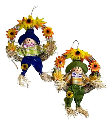 Guirlanda Espantalho Festa Junina (Menino ou Menina) 37cm – 1 Unidade