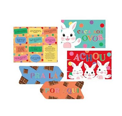 Kit para Caça aos Ovos Felicita - 16 Peças