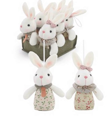 Coelho de Pelúcia Pasquali Sortido 20cm – 1 Unidade