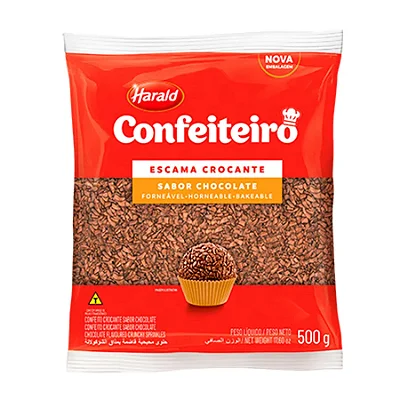 Granulado Crocante Escama Confeiteiro 500g – Harald