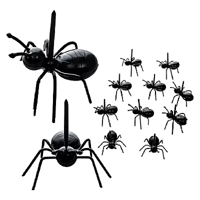 Espetos para Petiscos Formigas Decorativas Piquenique – 10 Unidades