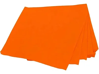 Guardanapos de Papel Folha Dupla Laranja – 33x33cm (20 Unidades)