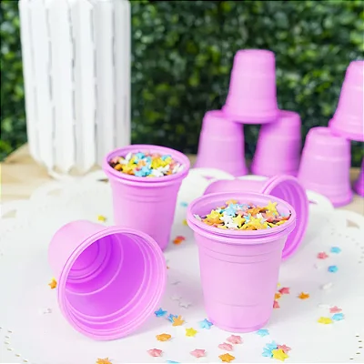Copo para Docinho PS 60ml Rosa – Copinho Descartável para Doces e Doses 20 Unidades