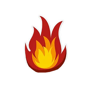 Guardanapo de Papel Fogueira Festa Junina 33x33cm - 20 Unidades