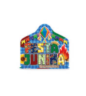 Enfeite De Mesa Em EVA "Festa Junina" 21x19cm