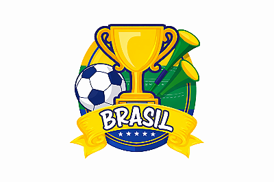 Painel Em EVA Taça Brasil 52x49cm