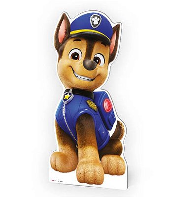 Personagem De Mesa Patrulha Canina Chase 31x14cm – Decoração Festa Infantil