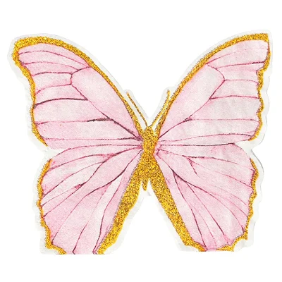 Guardanapo de Papel Borboleta 33x33cm Dupla Face – 20 Unidades