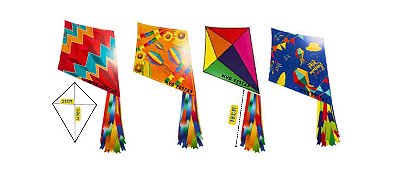 Enfeite Pipa Junina em Papel 50cm Decoração Festa Junina