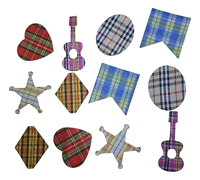 Adesivo Junino Retalho Autocolante em Papel Decorativo - 1 Cartela