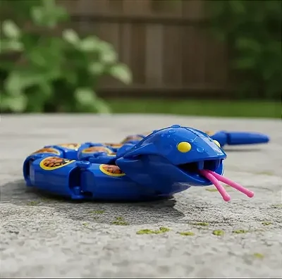 Cobra Maluca Articulada 38cm – Brinquedo Pedagógico Colorido - 1 Unidade