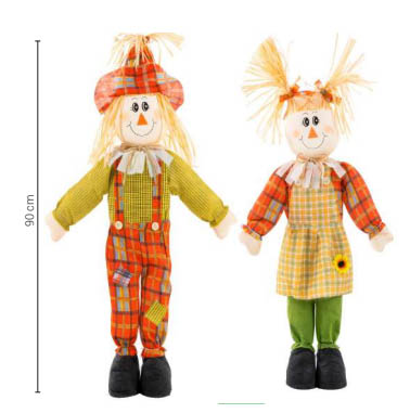 Enfeite Junino Espantalho 90cm – Decorativo Grande Sortido para Festa Junina (1 Unidade)