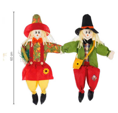 Enfeite Junino Espantalho 60cm – Decorativo Sortido para Festa Junina (1 Unidade)