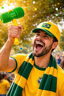 Martelo Marreta Biônica Brasil Copa do Mundo – Marreta Divertida para Torcida