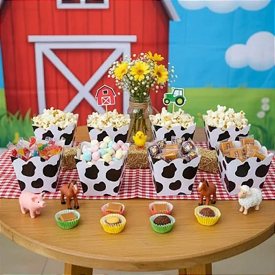 Cachepô Fazendinha Vaquinha – 10 Unidades