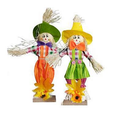 Espantalho Decorativo 25cm - 1 Unidade Sortido