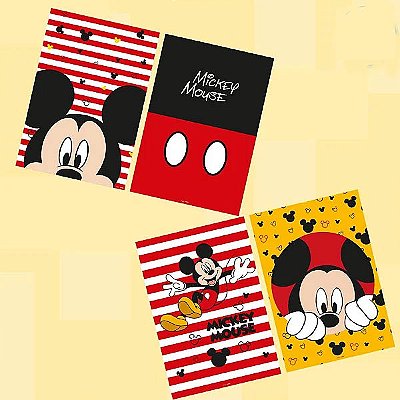 Cartaz Decorativo Festa Mickey 25cm x 35cm (Cada Cartaz) - 4 Unidades