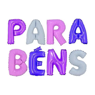Balão Metalizado 16" Parabéns com Canudo – Decoração Festiva