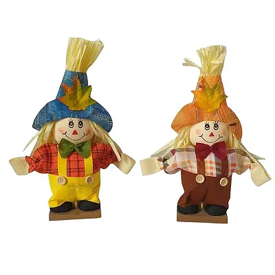 Espantalho em Pé 26cm – Decoração Festa Junina - 1 Unidade