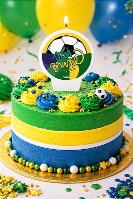 Vela Plana Festa Brasil - Pavio Mágico