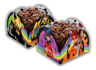 Porta Forminha Festa Miraculous 3,5x3,5cm - 50 Unidades