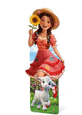 Totem Decorativo Moça Caipira 1,60m – Festa Junina
