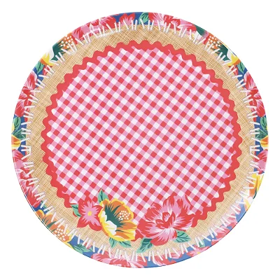 Prato Raso de Melamina 20cm – Prático e Resistente