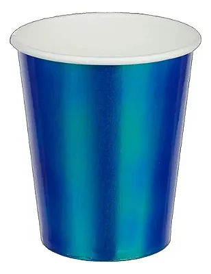 Copo de Papel Azul Furta Cor - 10 Unidades