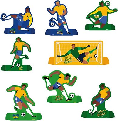 Decoração de Mesa Copa 2026 – 8 Unidades