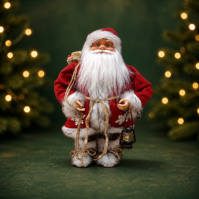 Boneco Papai Noel Decorativo 45cm